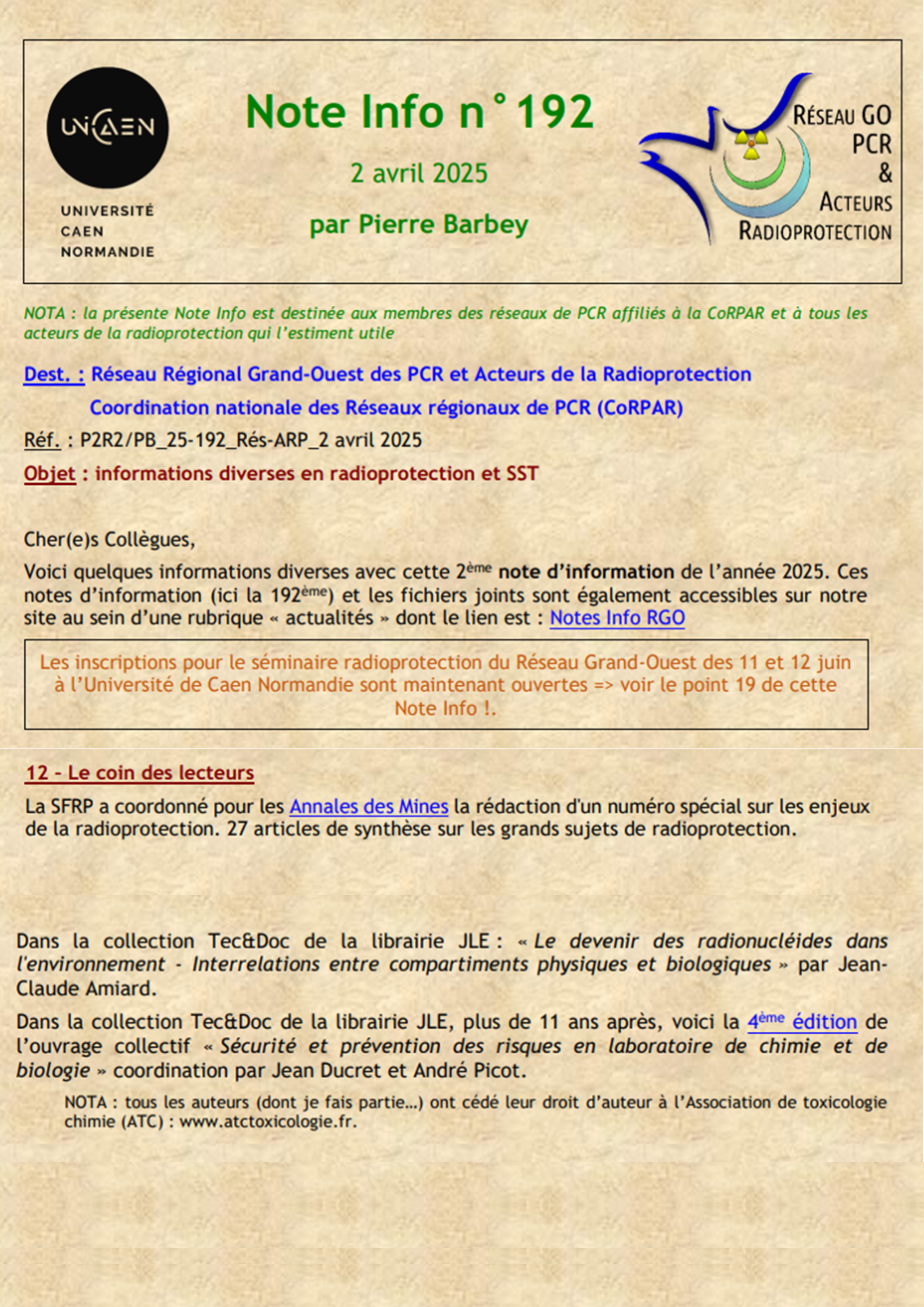 Le coin des lecteurs